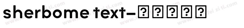 sherbome text字体转换